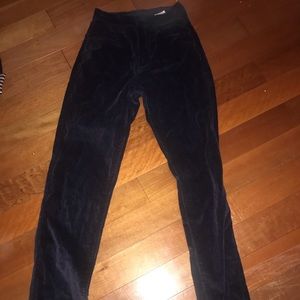 Brandy Melville navy corduroy pants